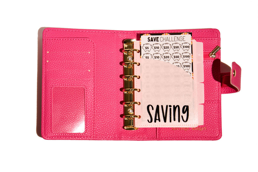 Wallet Binder - Pink